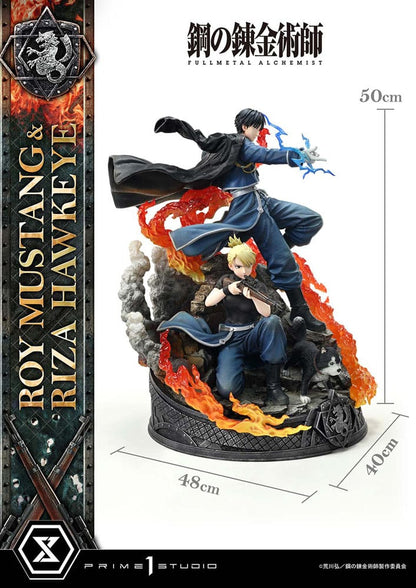 Fullmetal Alchemist - Roy Mustang & Riza Hawkeye Concept Masterline 1/6 Scale Deluxe Bonus Version 50 cm Statue