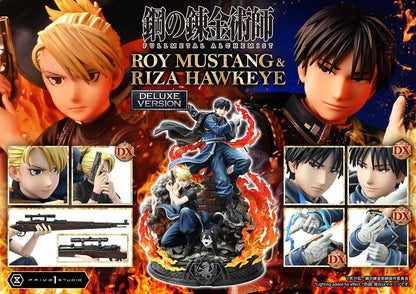 Fullmetal Alchemist - Roy Mustang & Riza Hawkeye Concept Masterline 1/6 Scale Deluxe Bonus Version 50 cm Statue