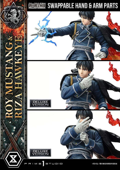 Fullmetal Alchemist - Roy Mustang & Riza Hawkeye Concept Masterline 1/6 Scale Deluxe Bonus Version 50 cm Statue