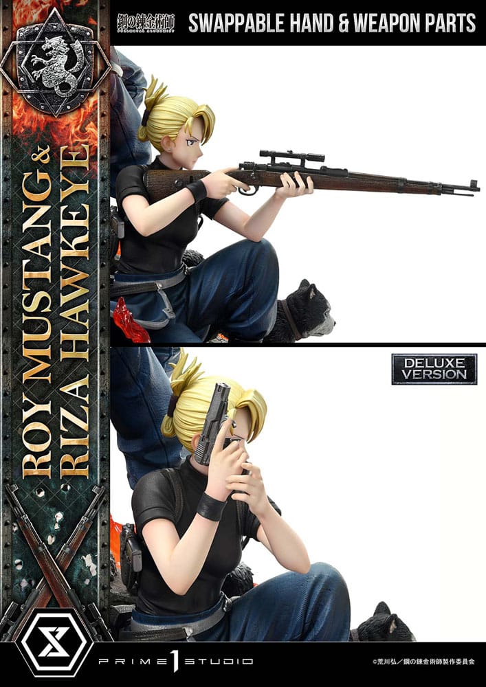 Fullmetal Alchemist - Roy Mustang & Riza Hawkeye Concept Masterline 1/6 Scale Deluxe Bonus Version 50 cm Statue