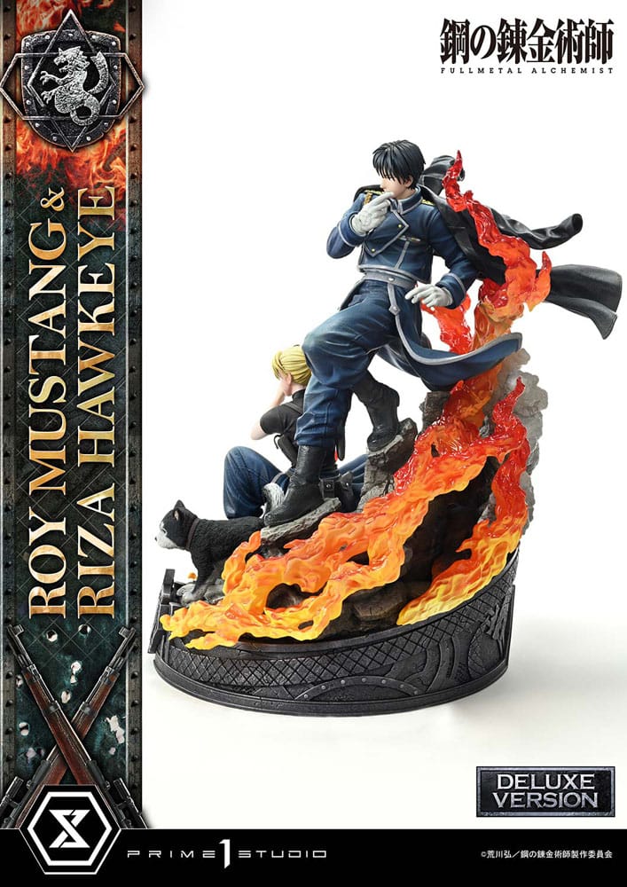 Fullmetal Alchemist - Roy Mustang & Riza Hawkeye Concept Masterline 1/6 Scale Deluxe Bonus Version 50 cm Statue