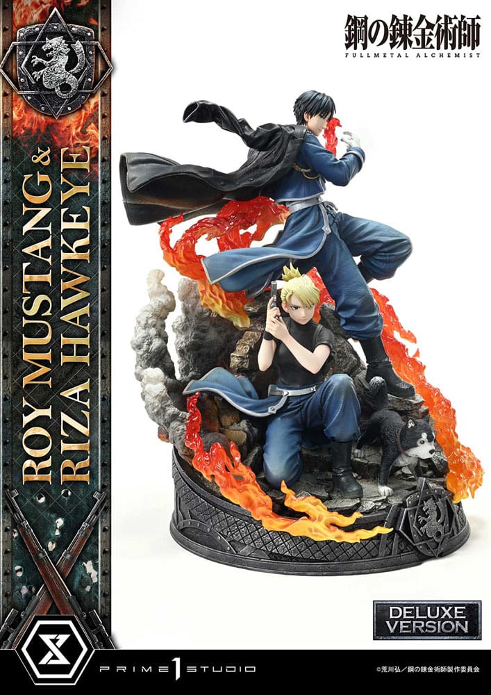 Fullmetal Alchemist - Roy Mustang & Riza Hawkeye Concept Masterline 1/6 Scale Deluxe Bonus Version 50 cm Statue