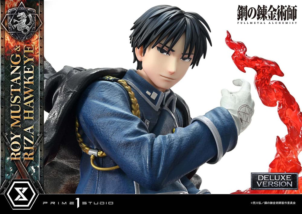 Fullmetal Alchemist - Roy Mustang & Riza Hawkeye Concept Masterline 1/6 Scale Deluxe Bonus Version 50 cm Statue