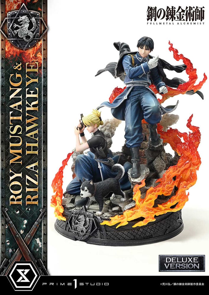 Fullmetal Alchemist - Roy Mustang & Riza Hawkeye Concept Masterline 1/6 Scale Deluxe Bonus Version 50 cm Statue