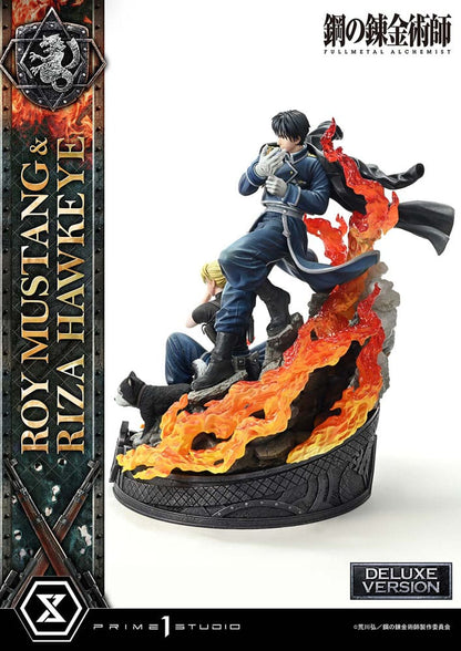 Fullmetal Alchemist - Roy Mustang & Riza Hawkeye Concept Masterline 1/6 Scale Deluxe Bonus Version 50 cm Statue