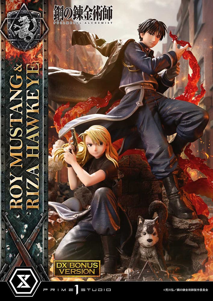 Fullmetal Alchemist - Roy Mustang & Riza Hawkeye Concept Masterline 1/6 Scale Deluxe Bonus Version 50 cm Statue