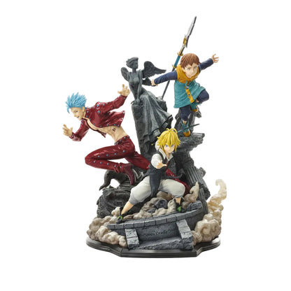 Seven Deadly Sins - Meliodas, Ban and King, Concept Masterline Series Statue 55 cm