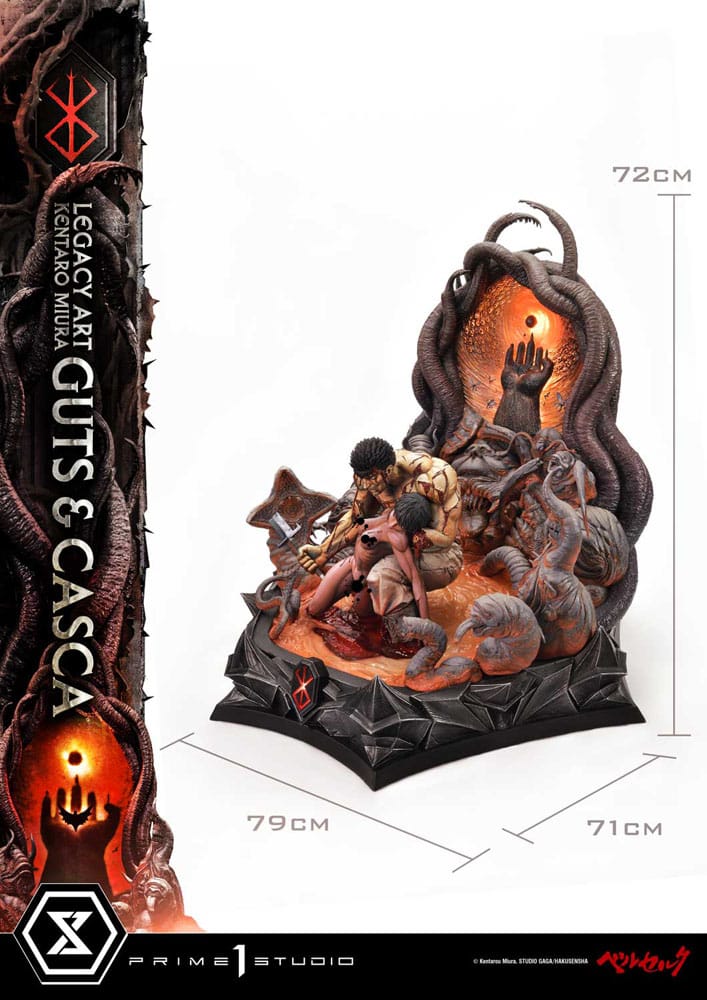 Berserk - Guts & Casca, Ultimate Legacy Art Kentaro Miura Statue 1/4 72 cm