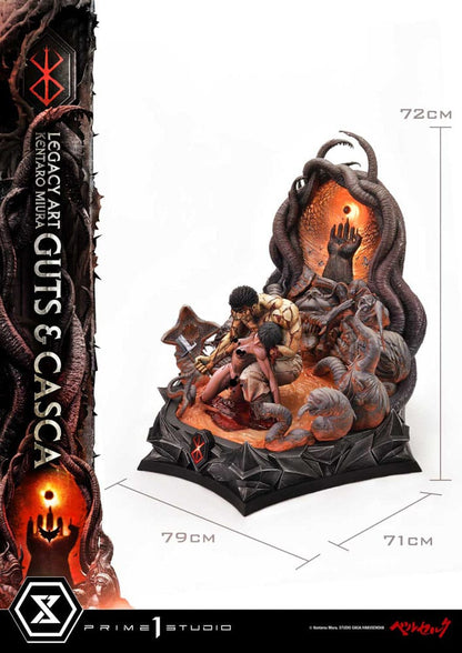 Berserk - Guts & Casca, Ultimate Legacy Art Kentaro Miura Statue 1/4 72 cm