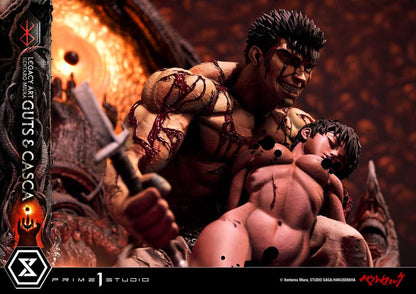 Berserk - Guts & Casca, Ultimate Legacy Art Kentaro Miura Statue 1/4 72 cm