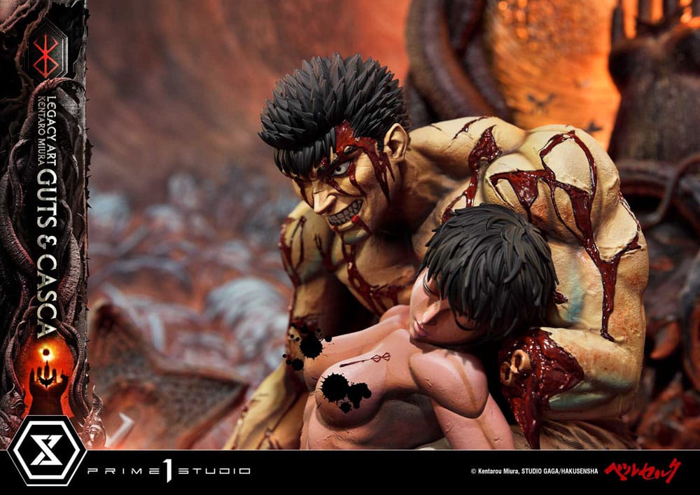 Berserk - Guts & Casca, Ultimate Legacy Art Kentaro Miura Statue 1/4 72 cm