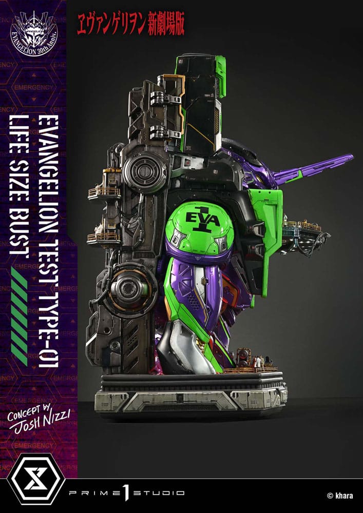 Neon Genesis Evangelion - Type-01, Bust 1/1 Test (Concept by Josh Nizzi) 86 cm