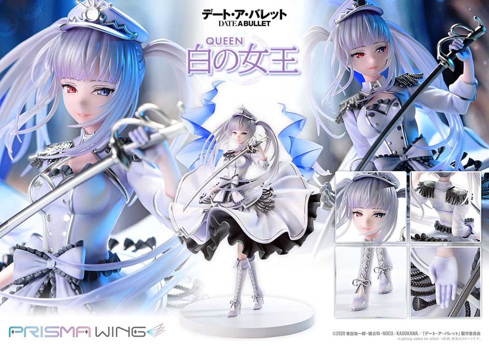 Date a Bullet - White Queen, Prisma Wing PVC Statue 1/7 29 cm