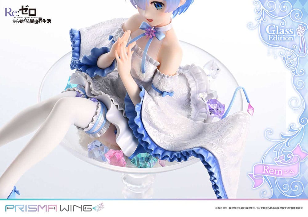 Re:Zero - Starting Life in Another World - Rem, Prisma Wing PVC Statue 1/7 Glass Edition 23 cm