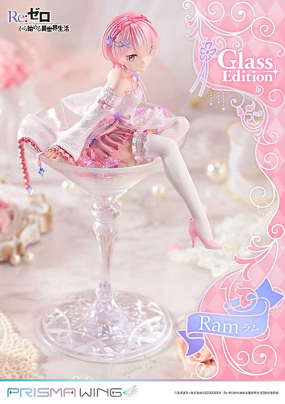 Re:ZERO - Starting Life in Another World - Ram, Prisma Wing PVC Statue 1/7 Glass Edition 24 cm