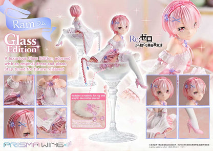 Re:ZERO - Starting Life in Another World - Ram, Prisma Wing PVC Statue 1/7 Glass Edition 24 cm