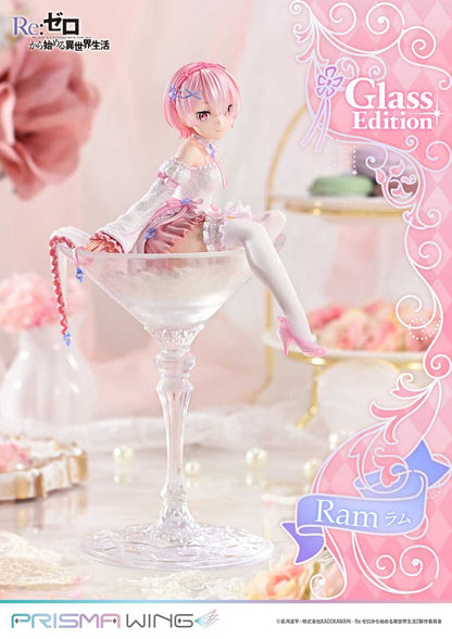 Re:ZERO - Starting Life in Another World - Ram, Prisma Wing PVC Statue 1/7 Glass Edition 24 cm