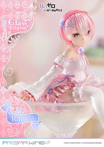 Re:ZERO - Starting Life in Another World - Ram, Prisma Wing PVC Statue 1/7 Glass Edition 24 cm
