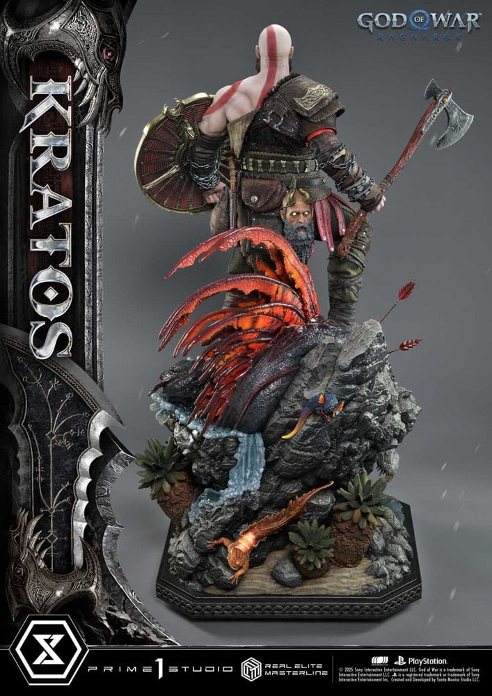 God of War: Ragnarök - Kratos, Real Elite Masterline Series Statue 1/3 95 cm