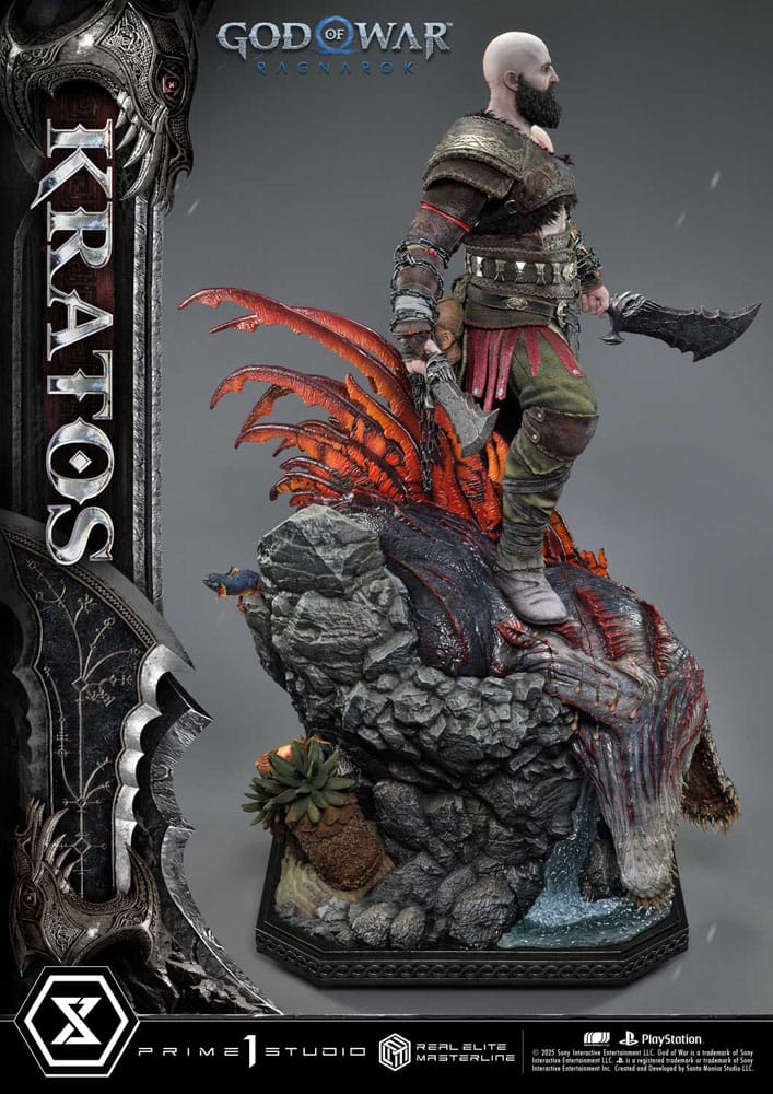 God of War: Ragnarök - Kratos, Real Elite Masterline Series Statue 1/3 95 cm