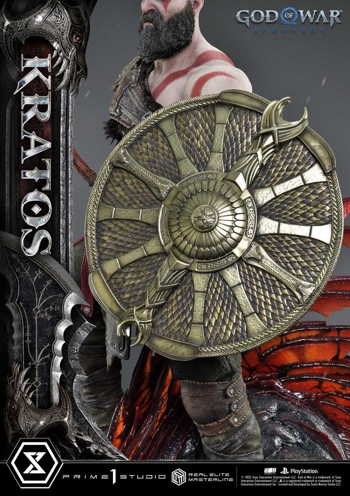 God of War: Ragnarök - Kratos, Real Elite Masterline Series Statue 1/3 95 cm