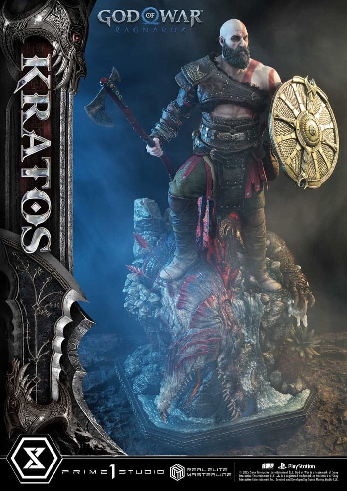 God of War: Ragnarök - Kratos, Real Elite Masterline Series Statue 1/3 95 cm