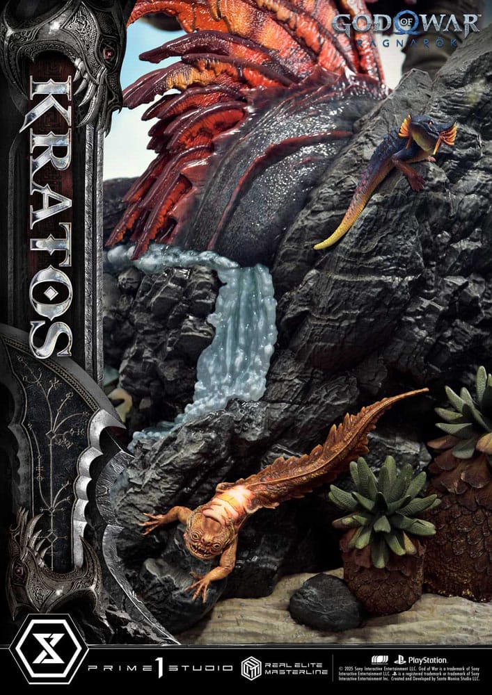 God of War: Ragnarök - Kratos, Real Elite Masterline Series Statue 1/3 95 cm
