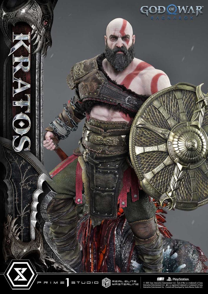 God of War: Ragnarök - Kratos, Real Elite Masterline Series Statue 1/3 95 cm