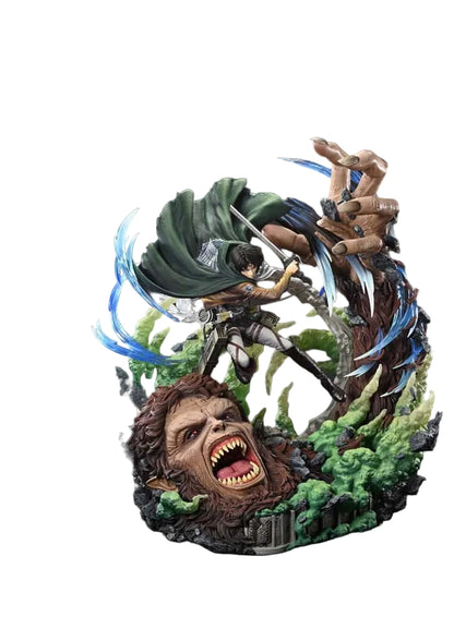 Attack on Titan - Levi VS Beast Titan, Ultimate Premium Masterline Series Statue 1/4 73 cm