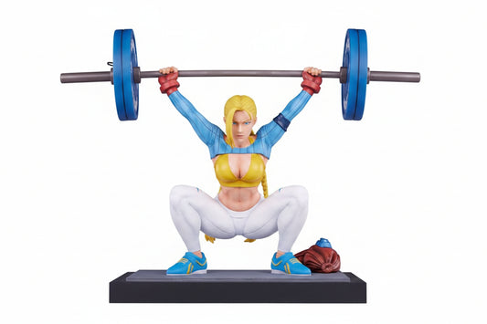 Street Fighter - Cammy, Premier Series Statue 1/4: Powerlifting Alpha 41 cm