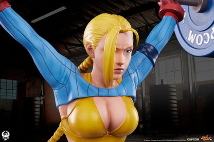 Street Fighter - Cammy, Premier Series Statue 1/4: Powerlifting Alpha 41 cm