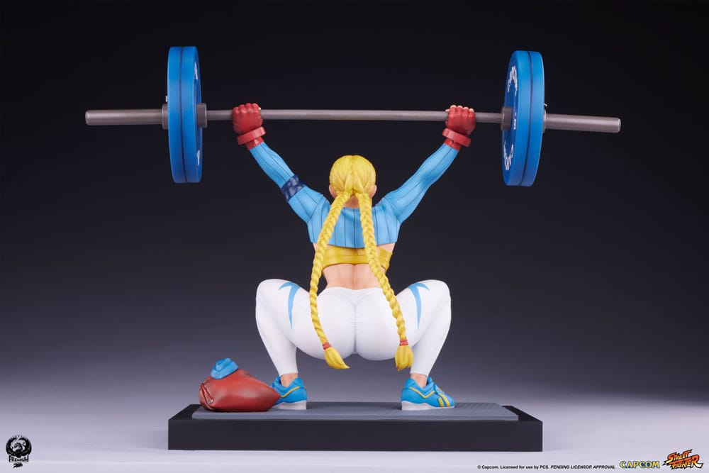 Street Fighter - Cammy, Premier Series Statue 1/4: Powerlifting Alpha 41 cm