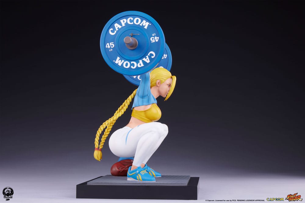 Street Fighter - Cammy, Premier Series Statue 1/4: Powerlifting Alpha 41 cm