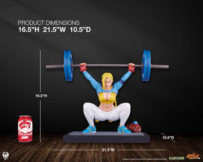 Street Fighter - Cammy, Premier Series Statue 1/4: Powerlifting Alpha 41 cm