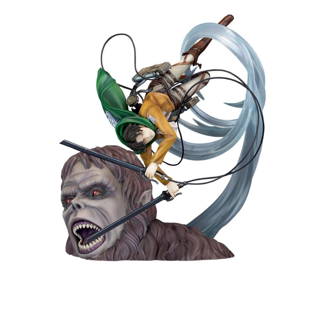 Attack on Titan -  Levi vs Beast Titan PVC Statue 1/7 Ver. 28 cm