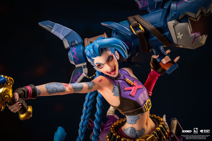 League of Legends - Jinx & Warwick, Statue 1/10 2XKO Diorama 37 cm