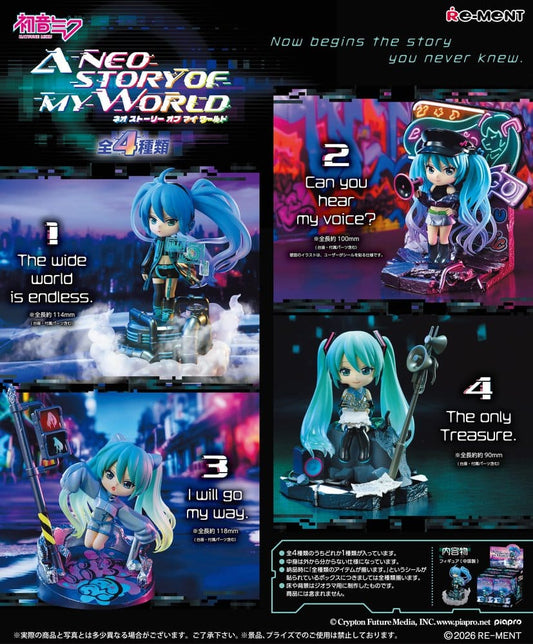 Hatsune Miku - 1 Blind Box, Mini Figures Neo Story 12 cm