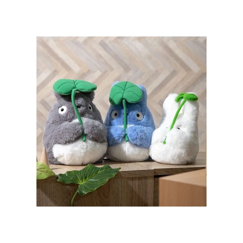 My Neighbor Totoro - Totoro, Best Friends Plush Figure Big with leaf 21 cm