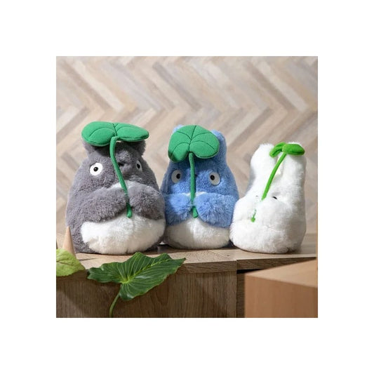 My Neighbor Totoro - Totoro, Best Friends Plush Figure Big with leaf 21 cm
