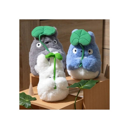 My Neighbor Totoro - Totoro with leaf, Nakayoshi Plush Figure Medium 20 cm