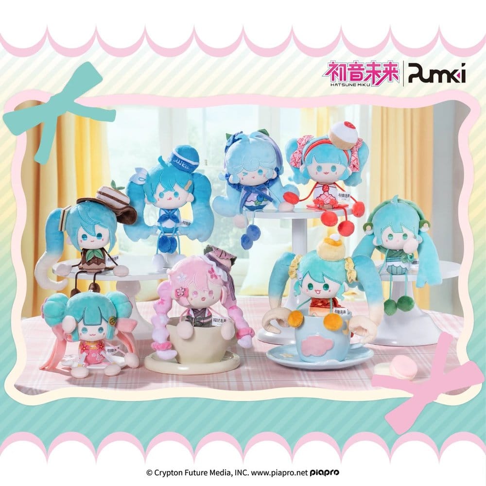 Hatsune Miku - 1 Blind Box, Mini Plüschfiguren 8 cm