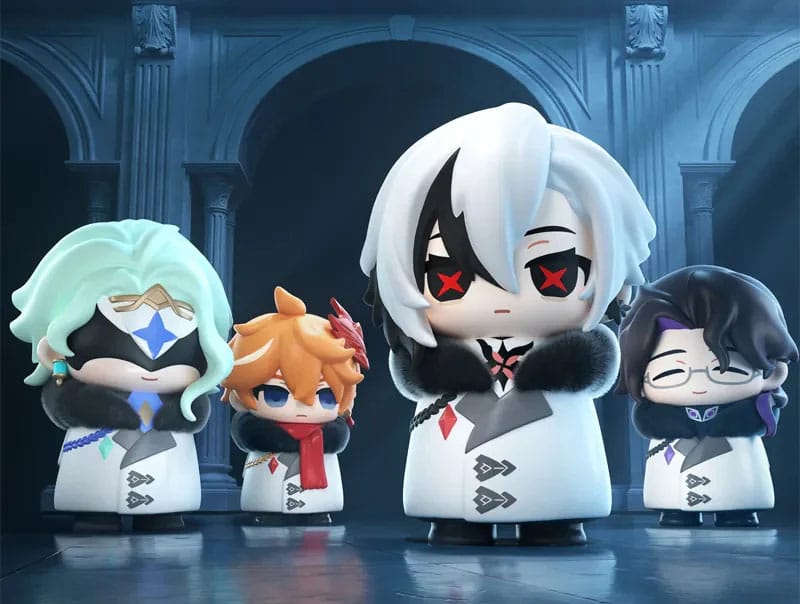 Genshin Impact - 1  Blind Box, Minifiguren Fatui Harbingers Chibi Design 7 cm