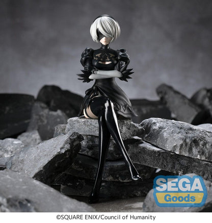 NieR:Automata - 2B, Ver1.1a PM Perching PVC Statue 13 cm