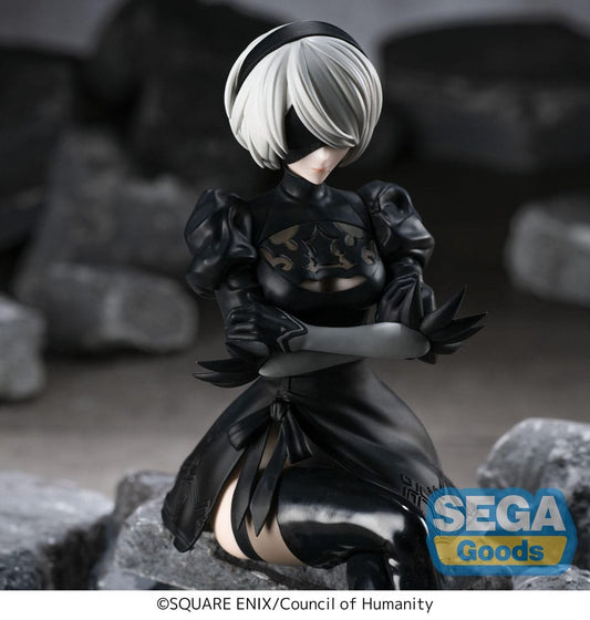 NieR:Automata - 2B, Ver1.1a PM Perching PVC Statue 13 cm
