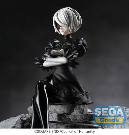 NieR:Automata - 2B, Ver1.1a PM Perching PVC Statue 13 cm