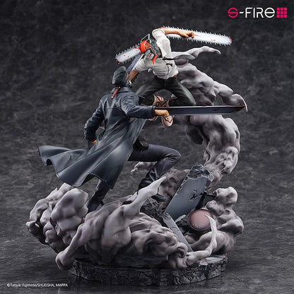 Chainsaw Man - Chainsaw Man (Denji) vs. Samurai Sword (Katana Man) Super Situation Figure 26 cm