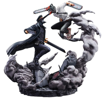 Chainsaw Man - Chainsaw Man (Denji) vs. Samurai Sword (Katana Man) Super Situation Figure 26 cm