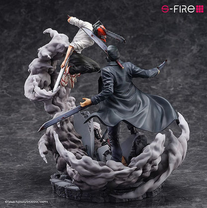Chainsaw Man - Chainsaw Man (Denji) vs. Samurai Sword (Katana Man) Super Situation Figure 26 cm