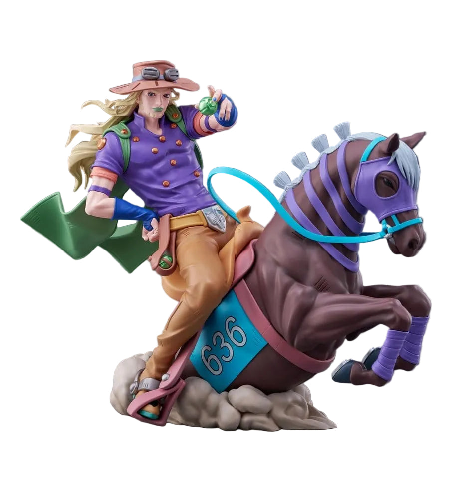 JoJo's Bizarre Adventure - Gyro Zeppeli, Steel Ball Run XrossLinkMAX PVC Figure 18 cm