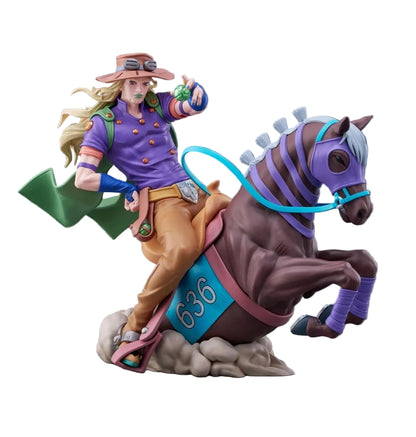 JoJo's Bizarre Adventure - Gyro Zeppeli, Steel Ball Run XrossLinkMAX PVC Figure 18 cm
